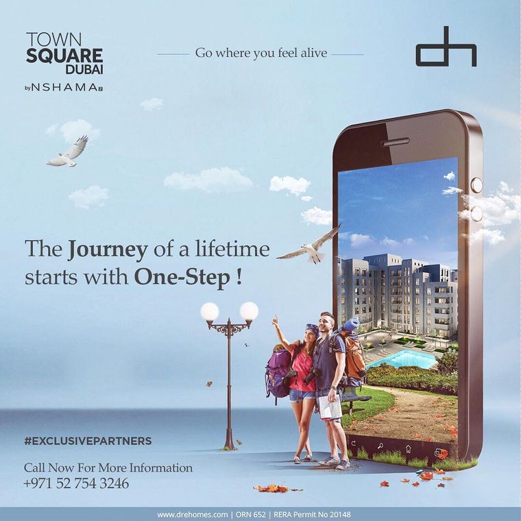 Town Square Dubai by Nshama — Instagram Post design by WSC Creative Media