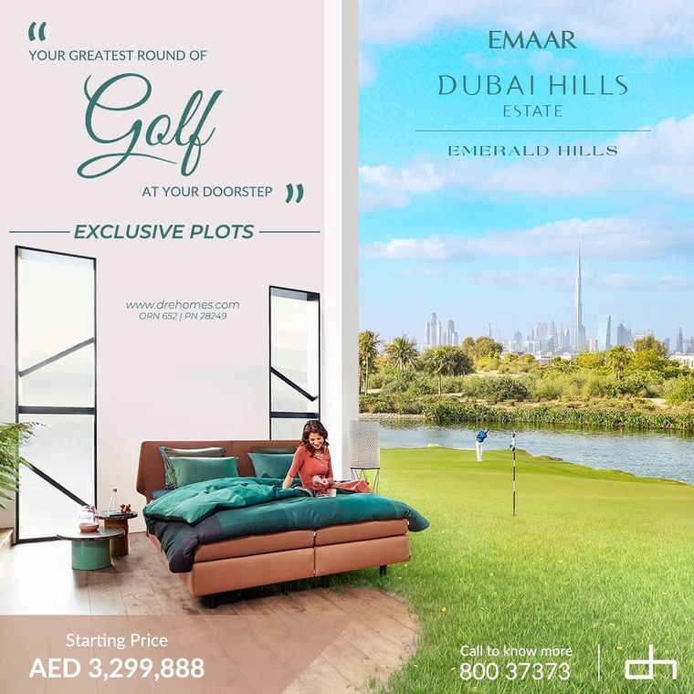 Emerald Hills by Emaar — Instagram Post design by WSC Creative Media